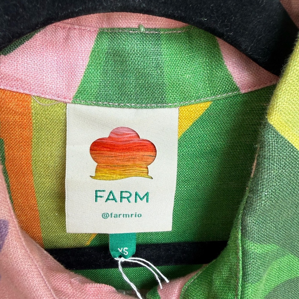 FARM Rio Multi-Color Tropical Print Romper - Picture 3 of 3